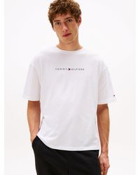Tommy Hilfiger - Th Original Logo Relaxed Lounge T-shirt - Lyst