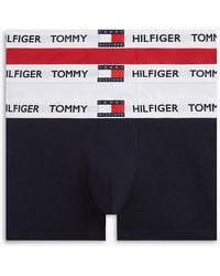 Tommy Hilfiger - 3-Pack Heritage Logo Waistband Trunks - Lyst