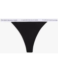 Tommy Hilfiger - Repeat Logo Waistband Tanga Thong - Lyst