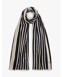 Tommy Hilfiger - Bufanda Rectangular Chic Con Monograma Th - Lyst