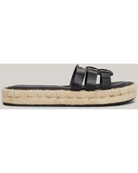 Tommy Hilfiger - Leather Cage Espadrilles - Lyst