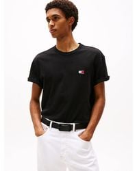 Tommy Hilfiger - T-Shirt Tommy Badge Ton Sur Ton - Lyst