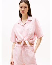Tommy Hilfiger - Chemise Courte Décontractée À Manches Courtes - Lyst