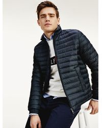 tommy hilfiger men's core lw packable down bomber jacket