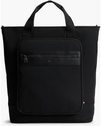 Tommy Hilfiger - Textile Crossbody Tote Bag - Lyst