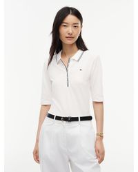 Tommy Hilfiger - Slim Fit Tipped Half Sleeve Polo Shirt - Lyst