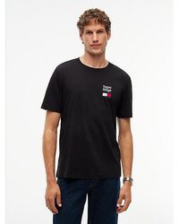 Tommy Hilfiger - Logo Embroidery Jersey Crew Neck T-Shirt - Lyst