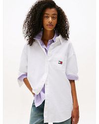 Tommy Hilfiger - Oversized Oxford-Overhemd Met Tommy-Badge - Lyst