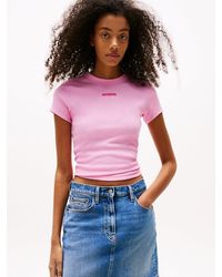 Tommy Hilfiger - Logo Slim T-shirt - Lyst