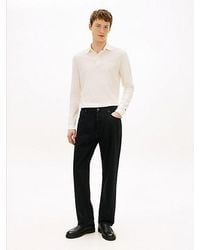 Tommy Hilfiger - Black Relaxed Straight Leg Jeans - Lyst