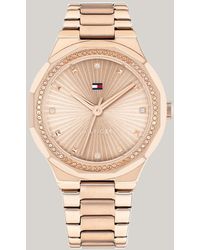 Tommy Hilfiger - Ionic Carnation Gold-plated Stainless Steel Watch - Lyst