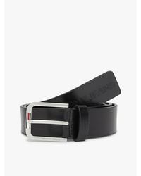 Tommy Hilfiger - Austin Leren Riem Met Logo - Lyst