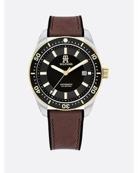 Tommy Hilfiger - Horloge Met Leren Band En Th-Monogram - Lyst