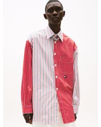 Tommy Hilfiger - The Runway Collection Oversized Mixed Stripe Shirt - Lyst