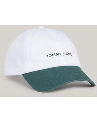 Tommy Hilfiger - Gorra de béisbol con logo bordado - Lyst