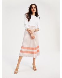Tommy Hilfiger Geplooide Midi-rok - Roze