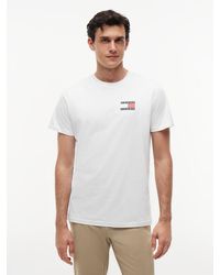 Tommy Hilfiger - Logo Slim Jersey Crew Neck T-shirt - Lyst