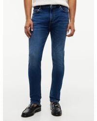 Tommy Hilfiger - Bleecker Whiskered Five-Pocket Slim Jeans - Lyst