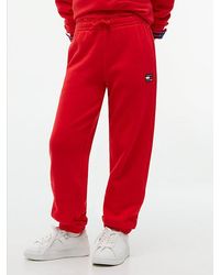 Tommy Hilfiger - Heritage Flag Logo Terry Joggers - Lyst