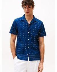 Tommy Hilfiger - Chemise Th Flex À Motif En Popeline - Lyst