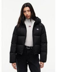 Tommy Hilfiger - Tommy Jeans Ripstop Hooded Puffer Jacket - Lyst