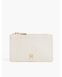 Tommy Hilfiger - Hilfiger Icon Debossed Credit Card Holder - Lyst