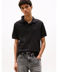 Tommy Hilfiger - Polo Regular Fit Con Trama A Nido D'Ape - Lyst