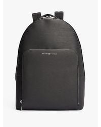 Tommy Hilfiger - Th Business Leren Rugzak - Lyst