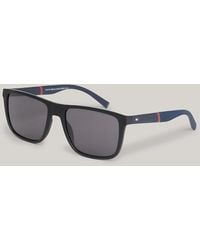 Tommy Hilfiger - Polo Pique Texture Rectangular Sunglasses - Lyst