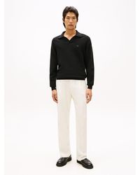 Tommy Hilfiger - Pure Wool Twill Trousers - Lyst