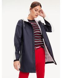 Tommy Hilfiger Colour-blocked Regenjas - Blauw