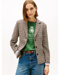 Tommy Hilfiger - Blazer Heritage À Carreaux En Laine - Lyst