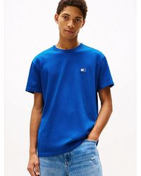 Tommy Hilfiger - T-Shirt Met Ronde Hals En Tommy-Badge - Lyst