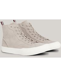 Tommy Hilfiger - Premium Suede High-top Lace-up Trainers - Lyst