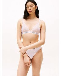 Tommy Hilfiger - Essential Set Van 2 Mesh Triangel-Bh's - Lyst