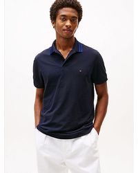 Tommy Hilfiger - Performance Regular Fit Poloshirt Mit Kontrast - Lyst
