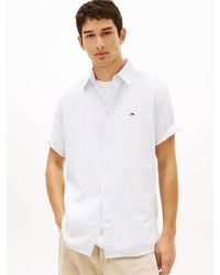 Tommy Hilfiger - Regular Fit Seersucker Short Sleeve Shirt - Lyst