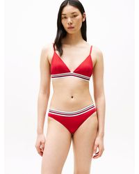 Tommy Hilfiger - Global Stripe Triangle Bikini Top - Lyst