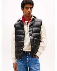 Tommy Hilfiger - Waterafstotende Slim Fit Bodywarmer Met Dons - Lyst