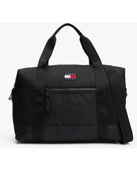 Tommy Hilfiger - Diamond Texture Logo Crossbody Duffel Bag - Lyst