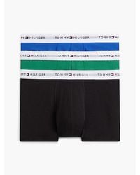 Tommy Hilfiger - 3 Pack Signature Logo Waistband Trunks - Lyst