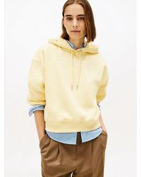 Tommy Hilfiger - Sudadera Amplia Con Capucha En Felpa Flexible - Lyst