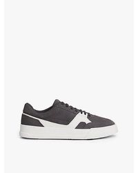 Tommy Hilfiger - Court-Sneaker Aus Wildleder Mit Strukturmix - Lyst