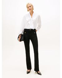 Tommy Hilfiger - Jean Bootcut Noir Taille Haute - Lyst