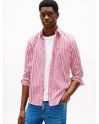 Tommy Hilfiger - Th Flex Regular Fit Overhemd Met Strepen - Lyst