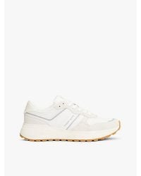 Tommy Hilfiger - Suède Sneaker Met Profielzool - Lyst
