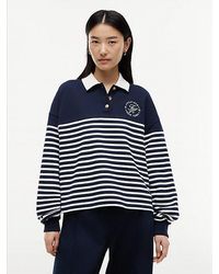 Tommy Hilfiger - Tone Button Relaxed Polo Sweatshirt - Lyst