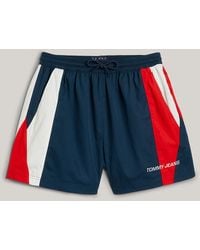 Tommy Hilfiger - Tommy Jeans International Games Colour-blocked Sweat Shorts - Lyst