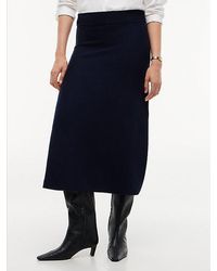 Tommy Hilfiger - Premium Knit Slim A Line Midi Skirt - Lyst