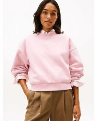 Tommy Hilfiger - Sudadera Amplia De Felpa Flexible - Lyst